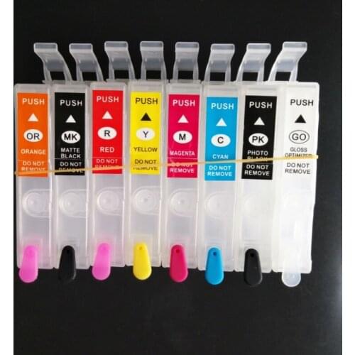 On promtion.Refillable ink cartridge for Epson P400 printer T3240 - T3244 T3247 - T3249
