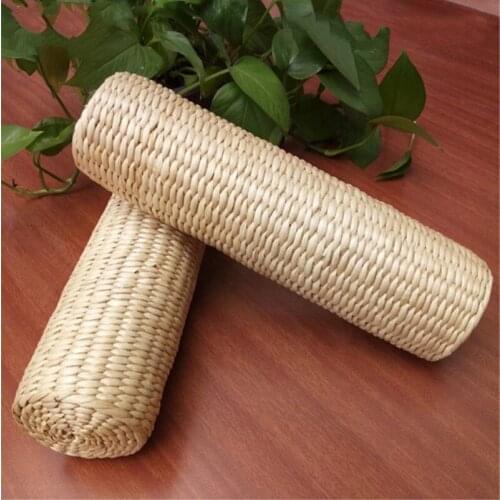 Natural cervical rattan pillow summer head pillow cushion eco friendly back cushion