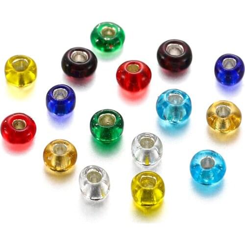 1800pcs/Lot 2.5mm Cover Crystal Translucent Bead Czech Glass Seed Beads Charm Bracelet Findings For DIY Jewelry Makings Supplies