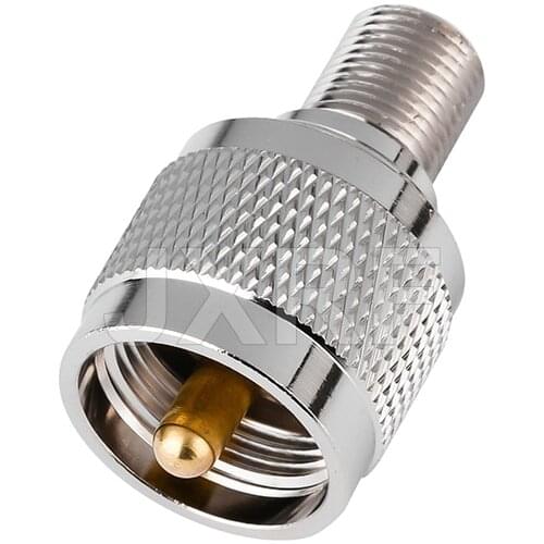 RF coaxial coax adapter UHF to F connector PL259 SO239 UHF male to F female Jack fast ship