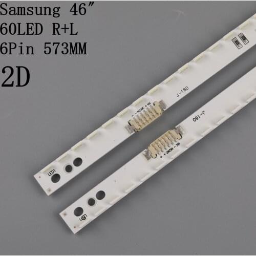 573mm LED Backlight strip 56/60leds For Samsung 46inch TV LTJ460HN06 UA46ES5500R 2012SVS46 7032NNB UE46ES5507K 2D