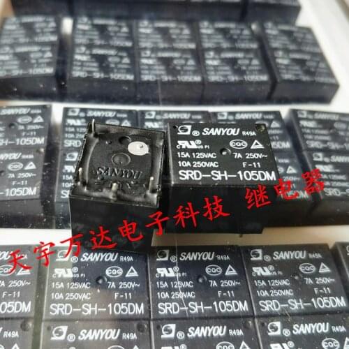 T73 Relay SRD-SH-105DM 5V 15A 4PIN 5VDC