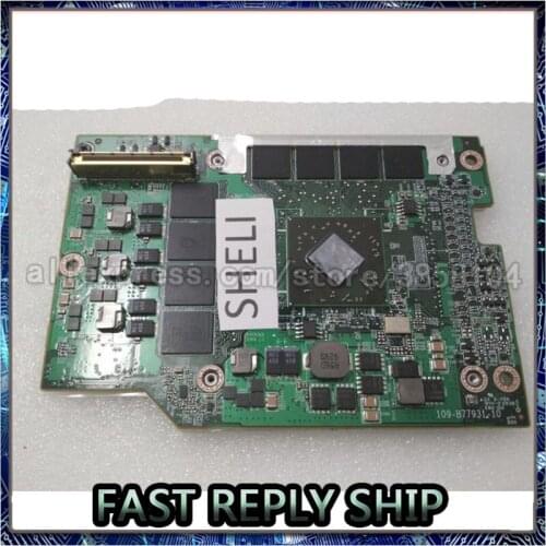 SHELI M7740 VGA Video Graphics Card 1G for M6500 CN-0T308R 109-B77931-10