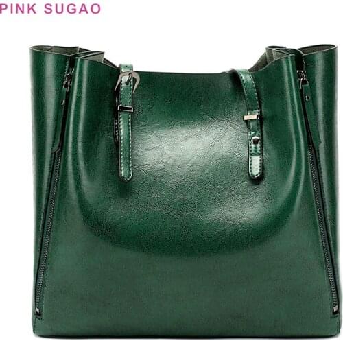 Pink Sugao women purse luxury handbags women bags designer leather shoulder bag tote bag 2019 fashion purses and handbags new