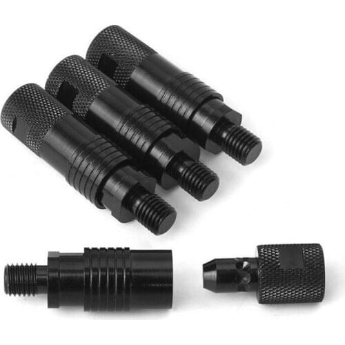 4pcs metal quick Fishing rod alarm adapter Quick connect alarms brackets European library fishing sea bream fishing tools kit