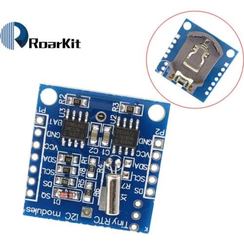 5PCS Tiny RTC I2C modules 24C32 memory DS1307 clock RTC module (without battery) for arduino