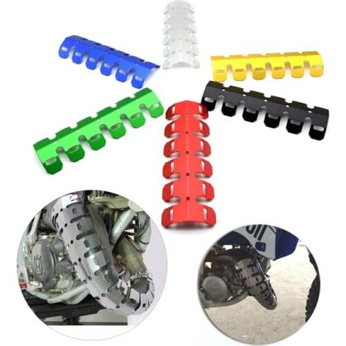 Motorcycle Accessories Exhaust Muffler Pipe Leg Protector Heat Shield Cover For Kawasaki Yamaha Honda BMW Ducati Dirt Moto