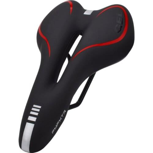 Shock Absorbing Hollow Bicycle Saddle Anti-skid PU Extra Soft Mountain Bike Saddle MTB Road Cycling Seat Bicycle Accessories
