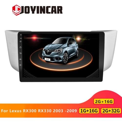 JOYINCAR Android 9.1 2 Din Car Radio multimedia video player For Lexus RX300 RX330 RX350 2003 2005-2009 navigation GPS audio