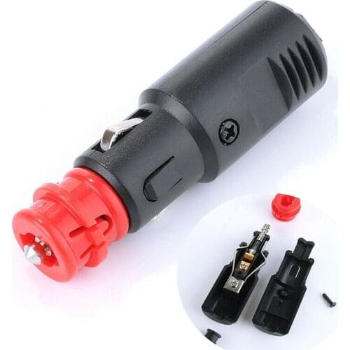 Car Cigarette Lighter Power Plug Connector On/Off Switch Adapter ABS 12V-24V 8A Socket Connector Adapter Hot Sale