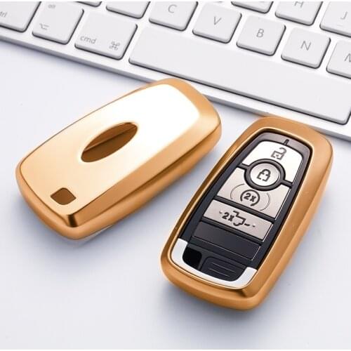 Tpu Car Key Case Cover For Ford Fiesta MK7 MK8 Ranger Focus 3 2 MK3 MK4 Mondeo Mk5 S C MAX Mustang Kuga Fusion Key Accessories