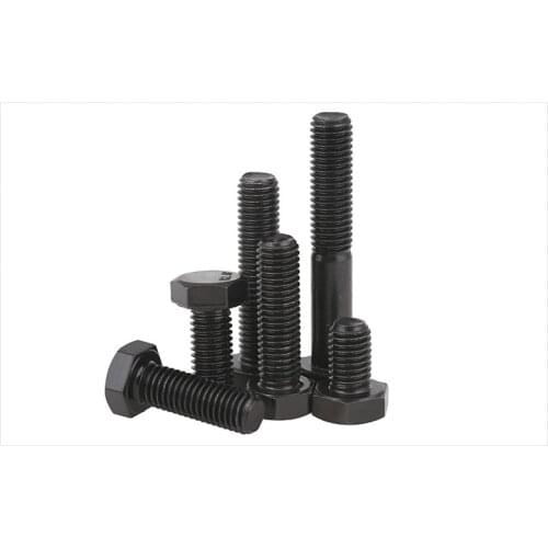 DIN933 12.9 carbon steel screws High strength bolts M6 M8 M10 M12 screws External hex screws 12.9 bolt