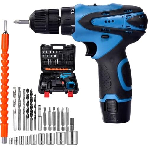 12V Electric Cordless Screwdriver Drill 30NM Torque Electric Drilling Machine Mini Hand Drill Wireless Power Tool