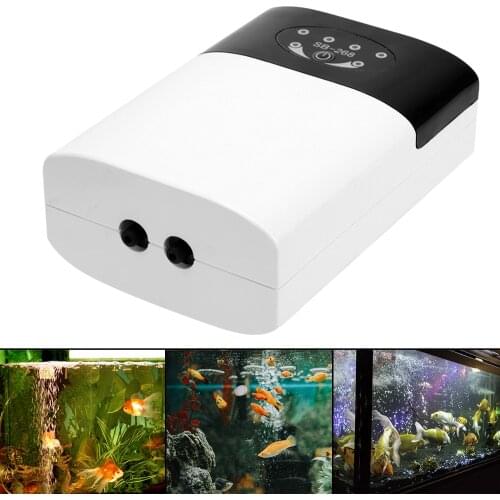 Compressor Fish Tank Ultra Low Noise Dual-Purpose Portable Aquarium Oxygen Pump USB Charging
