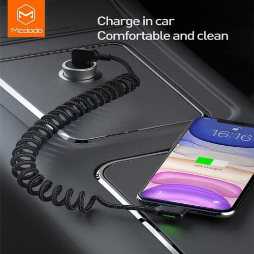 Mcdodo Iphone cases usb charging Lightning Type-C 2A power supply, support QC4.0 quick charging use in the car