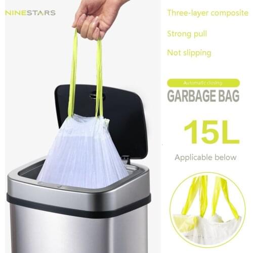 For Xiaomi Ninestars Garbage Bags, Solid and Thick Plastic Bags, Shoelace Garbage Bags, Bedroom and Kitchen Garbage Mijia