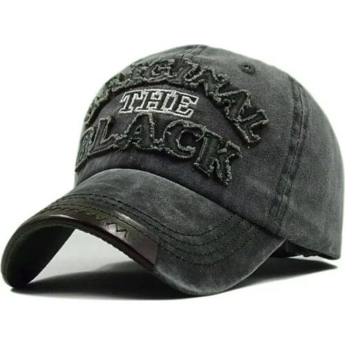 Retro Fasion Cotton Washed Big Letter Baseball Cap Cowboy Hat Fitted Cap Snapback Hat For Men Women Outdoor Casual Sun Hat