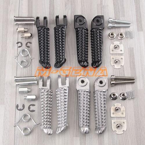 Motorcycle Front Rear Footrests Foot Pegs For Yamaha YZF R6 1999-2017 R6S 2003-2008 YZF R1 1998-2014 YZF-R1 YZF-R6 YZF-R6S