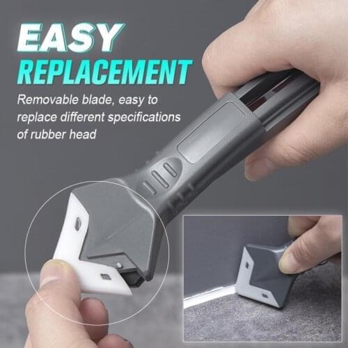 3 in 1 Silicone Caulking Tools Sealant Remover Tool Kit Angle Glue Shovel Set Scraper Caulking Mold Removal Useful Tool Dropship