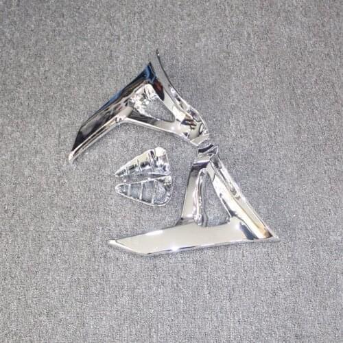 Motorcycle Chrome Saddlebag Scuff Covers Trims For Honda GL1800 GOLDWING 2001-2011 2002 2003 2004 2005 2006 2007 2008 2009 2010