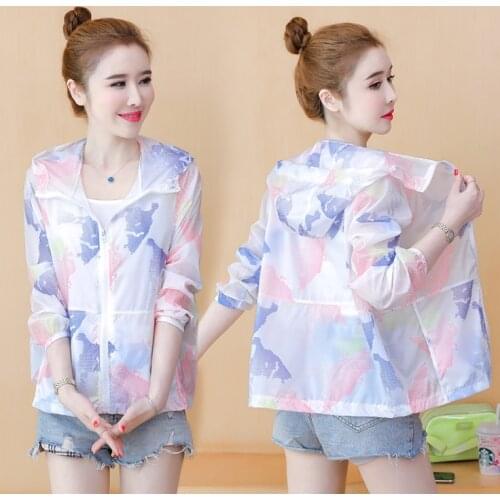 2021 new high-end womens UV protection sunscreen clothing