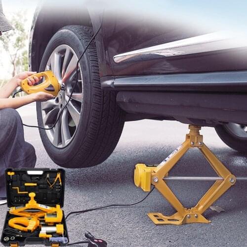 NthPower Portable 3 Ton electric Car Jack kit 12V Lift Jack with inflator Auto Lift Scissor Jack Lifting Machinisms Car Jack