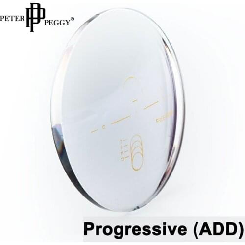 A Pair Of Optical Lens Progressive Multi-focus GREEN-EMI Myopia Presbyopia Scratch-resistant 1.56 1.61 1.67 1.74 Index
