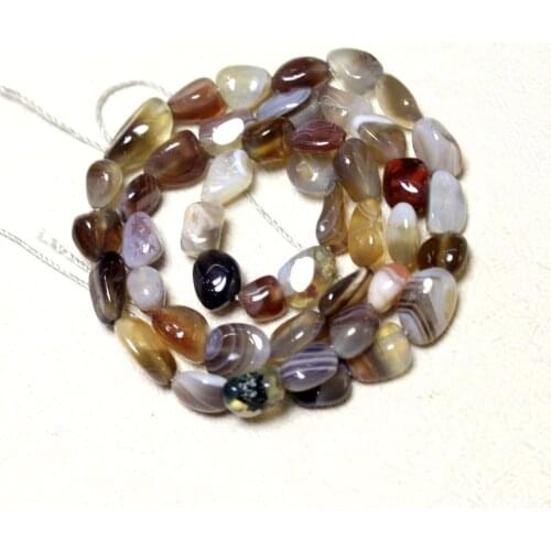 Wholesale Irregular Shape 5 -9 mm Persian Agat Stripes Natural Stone Beads For Jewelry Making DIY Bracelet Necklace 15