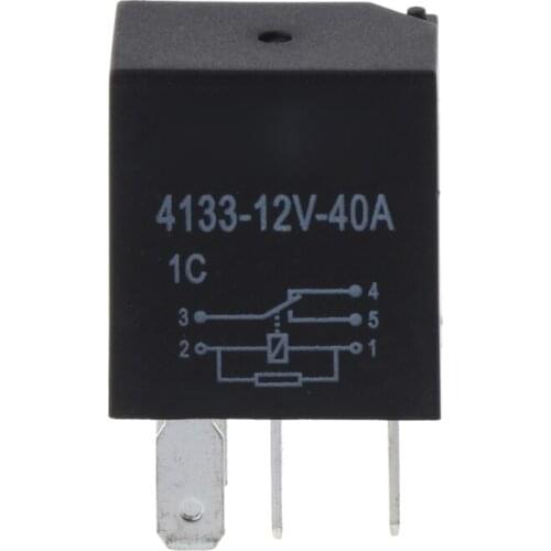 Plastic Automotive 12V 40A 5 Pin Relay Long Life Time Delay Automotive Relays For Car Universal Wholesale-M52