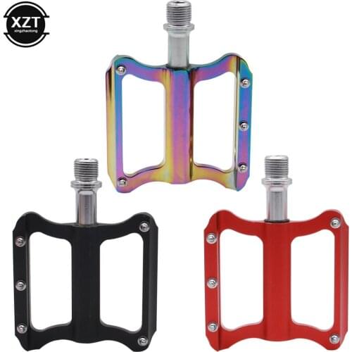 Bearing Aluminum Alloy Flat Pedal Bicycle Good Grip Lightweight 9/16 Pedals big For Gravel Bike Enduro Downhill