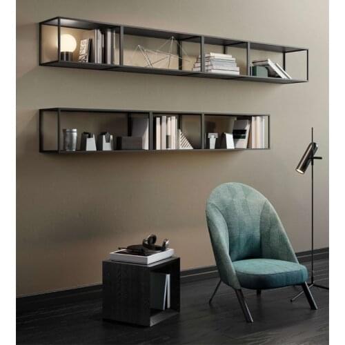 Zq Storage Shelf Partition Display Shelf Square Shelf Shelf Magazine Bookshelf Wall Hand-Made Display Shelf