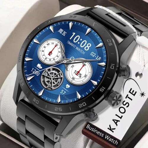 New Smart Watch Men HD Screen Heart Rate Monitor Blood Pressure Sleep Fitness Tracker Dial Call Smartwatch For Android IOS+Box