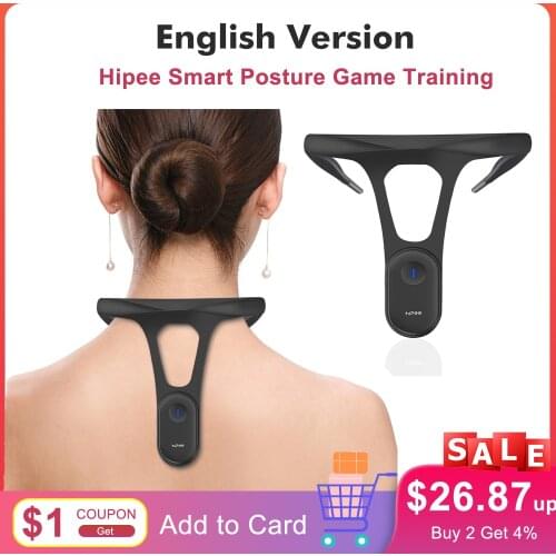Hipee English Version Hipee Smart Posture Corrector Device Posture Training Realtime Scientific Back Posture Correct Device