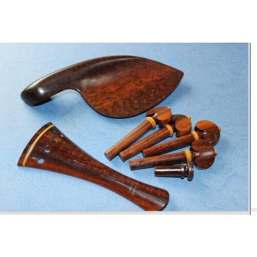 1 set high quality Snakewood violin fittings 4/4, violin parts accessorie #3606