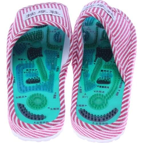 Foot Massage Slippers Acupuncture Therapy Massager Shoes For Foot Acupoint Reflexology Feet Care Massageador Sandal EK-New