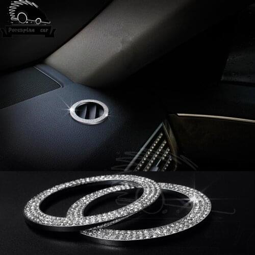 Diamond Car Stickers Air Conditioner Outlet Decoration Trim For Mercedes C/E/A Class GLK GLE CLS W212 E200 E260