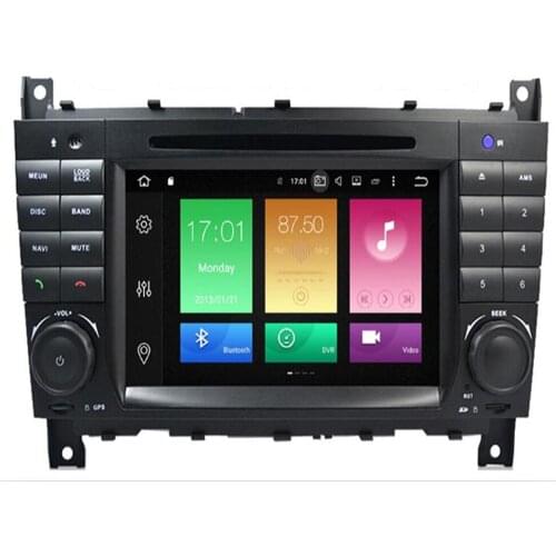 Car Multimedia Player GPS Android 10 2Din DVD Automotivo For Mercedes/Benz/C-Class CLC W203 C180 C200 CLK W209 Radio DSP