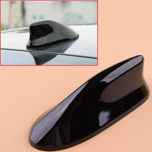 Black Car Roof Antenna Shark Fin Cover Trim Styling Fit For Honda Accord 2018 2019 2020 ABS
