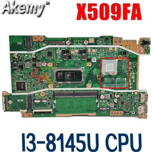 For ASUS Vivobook X509FA-EJ239T X509F X509FB X509FJ X509FL Laotop motherboard X509FA original mainboard w/ I3-8145U CPU test ok