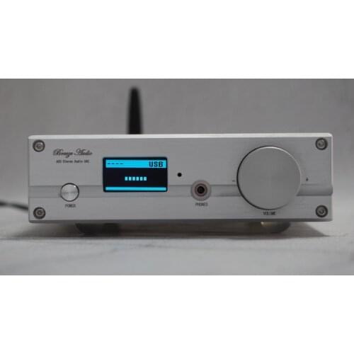 GAO-su5 ES9038Q2M DAC Supports input Bluetooth 5.0 APT-X USB XMOS-208 fiber coaxial highest audio decoding 32-bit/384kHz DSD256