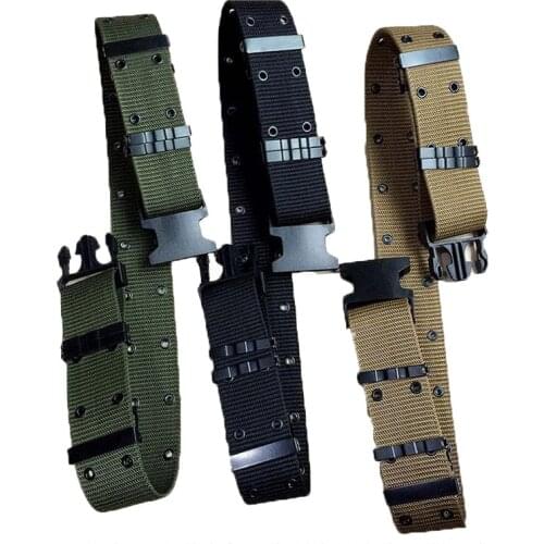 Good Military Equipment Nylon Tactical WaistBand Paintball Hunting Waist Belt For Men Army Training Combat Adjustable Waistband