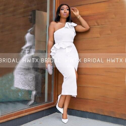 HWTX_Bridal Women's Evening Dresses Below The Knee