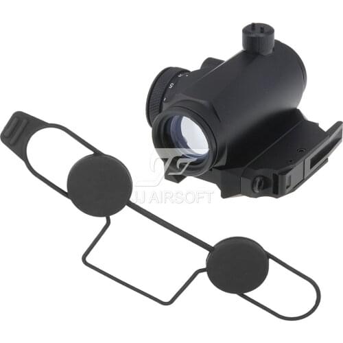 JJ Airsoft 1x24 Red Dot with BOBRO Style QD Low Mount (Black/Tan)