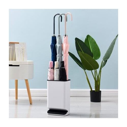 Creative Umbrella Holder White Umbrella Stand For Home Entryway Umbrella Storage Rack Ground Plastic Umbrella Cup Stand Office