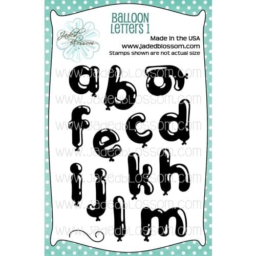 Metal cutting dies and stamp Balloon Letters1 mold card Scrapbook paper craft knife mould blade punch stencils