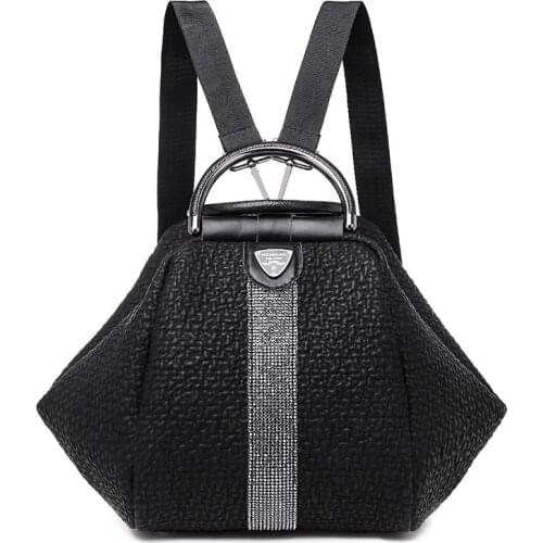 2021 fashion girl double backpack fashion casual versatile multifunctional one-shoulder messenger bag portable female bag