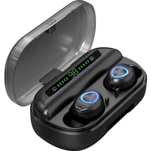 V10 LED Display Wireless Bluetooth 5.0 In-Ear Earphone Touch Control Headphone