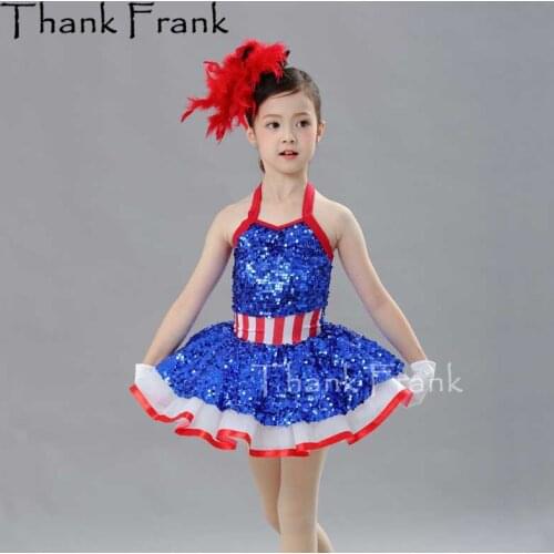 New Blue Sequin Ballet Dress Girls Leotard Tutu Jazz Dance Costume Children Adult Ballerina Costumes Sexy Rave Clothing C599