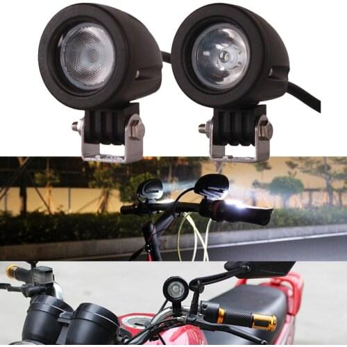 Offroad 10W LED Work Light 12V 24V Auto SUV ATV 4WD AWD 4X4 Mini Fog Lamp Motorcycle Truck Wagon Car Headlight Trailer Bicycle