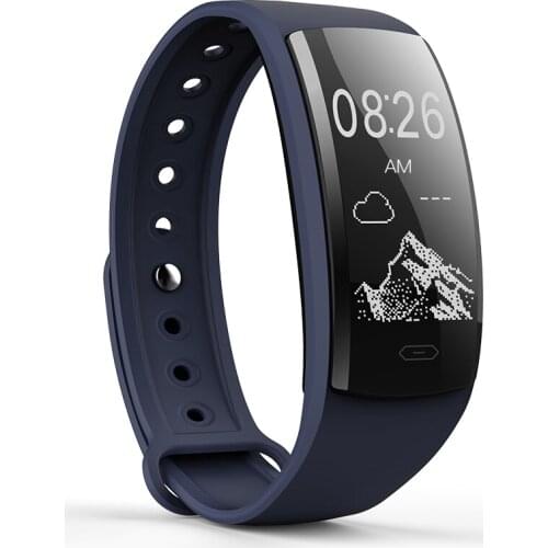 Smart Bracelet Fitness Tracker Pedometer Heart Rate Monitoring Sedentary Messages Reminder Alarm Clock Sleep Monitor Smart Band